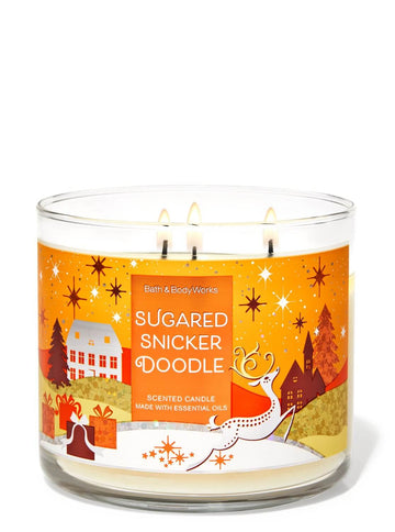 Bath & Body Works Sugared Snickerdoodle 3-Wick Candle