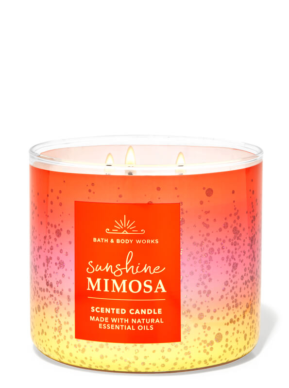 Bath & Body Works Sunshine Mimosa 3-Wick Candle