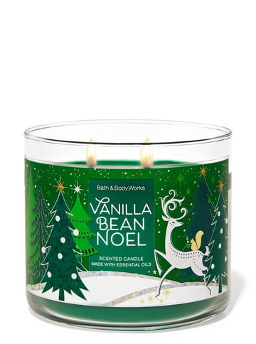 Bath & Body Works Vanilla Bean Noel 3-Wick Candle