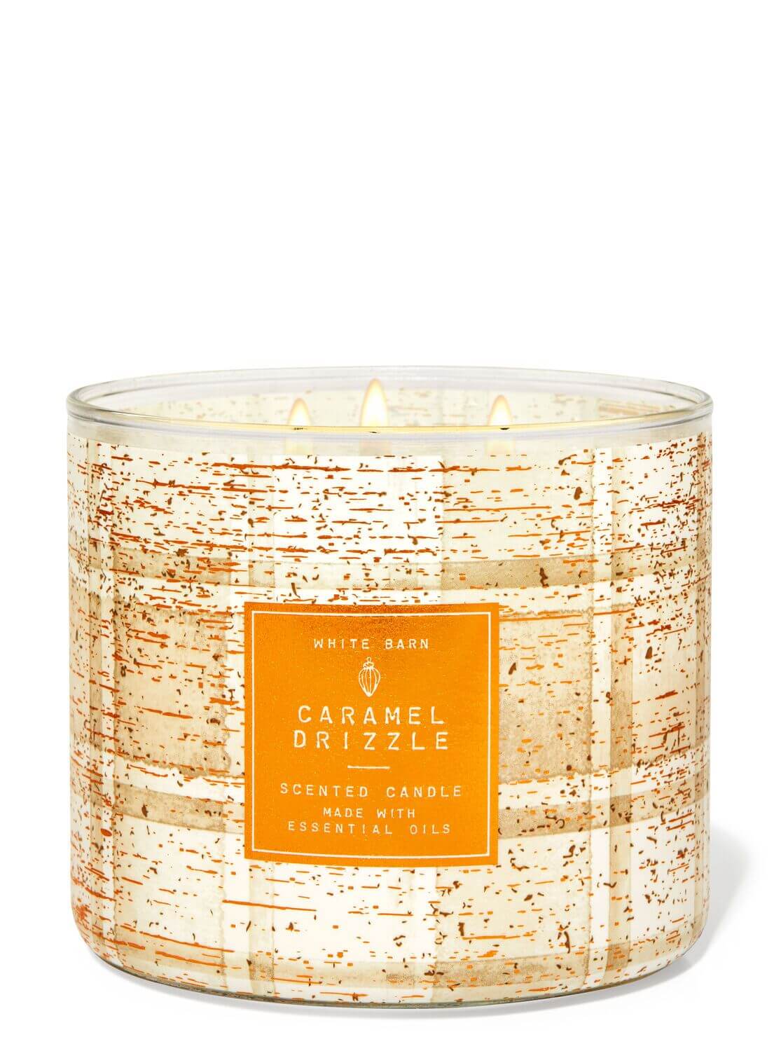 Bath & Body works Caramel Drizzle 3-Wick Candle