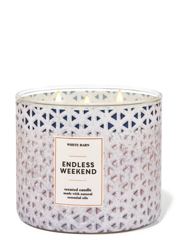Bath & Body works Endless Weekend 3-Wick Candle