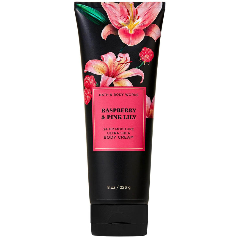 Bath and Body Works Raspberry & Lily  Body Cream 226 Ml