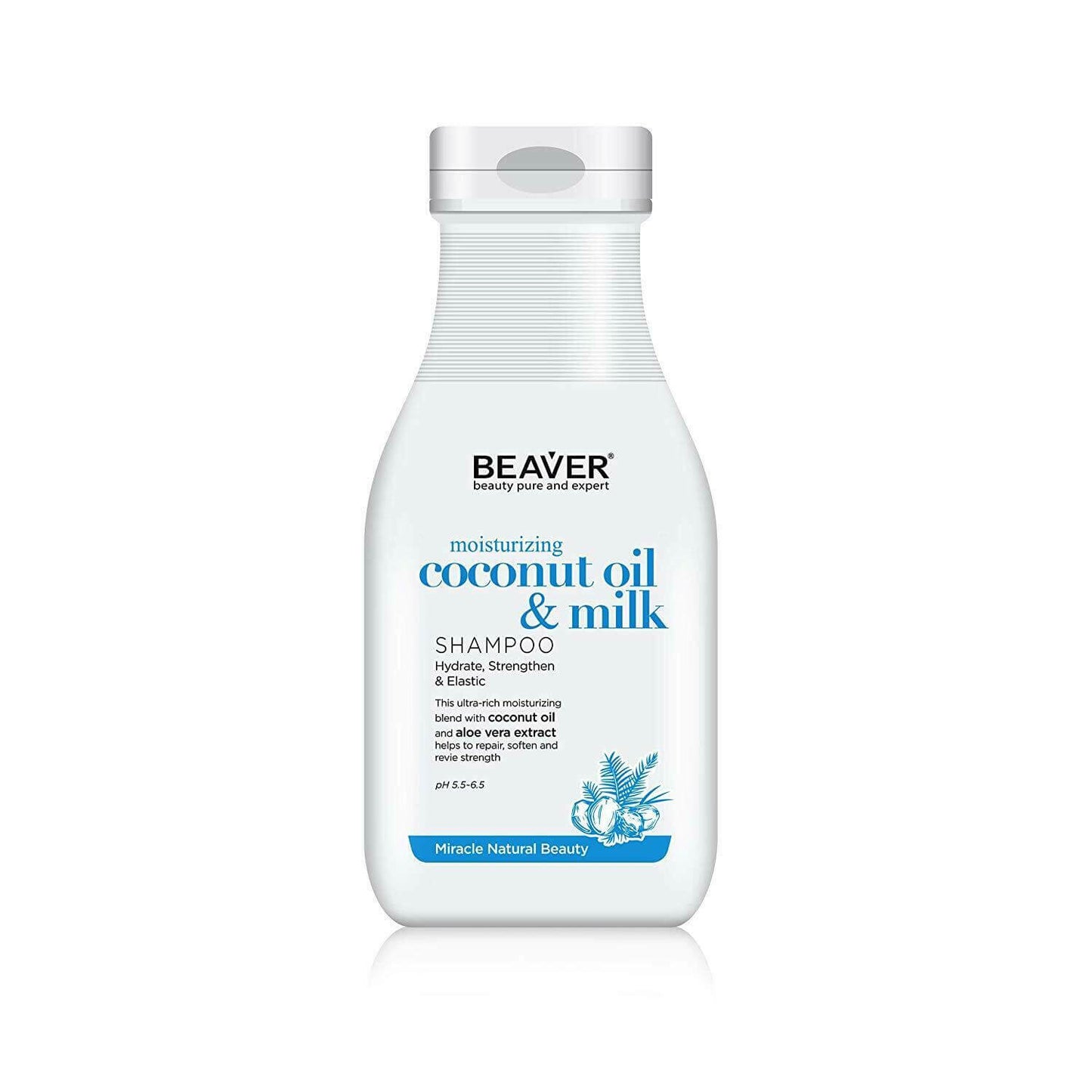 Beaver Professional Moisturizing Coconut Oil & Milk Shampoo 350ml