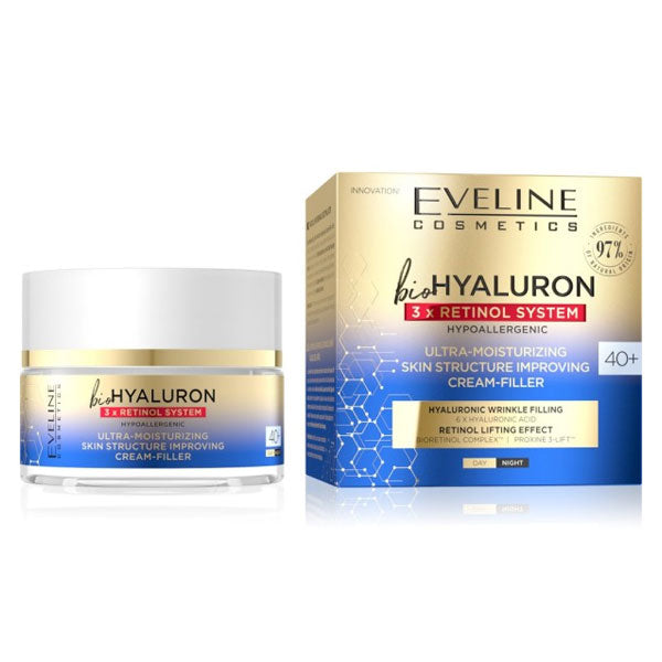 Eveline Bio Hyaluron 3X Retinol Cream 40+ 50ml