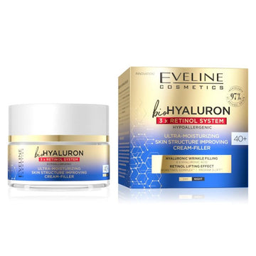 Eveline Bio Hyaluron 3X Retinol Cream 40+ 50ml
