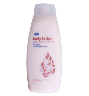 Boots Cocoa Butter + Vitamin E Body Lotion 400ml