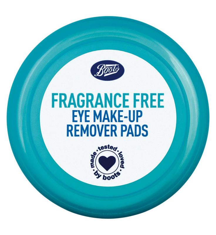 Boots Fragrance Free Eye Makeup Remover Pads Beauty Pouch