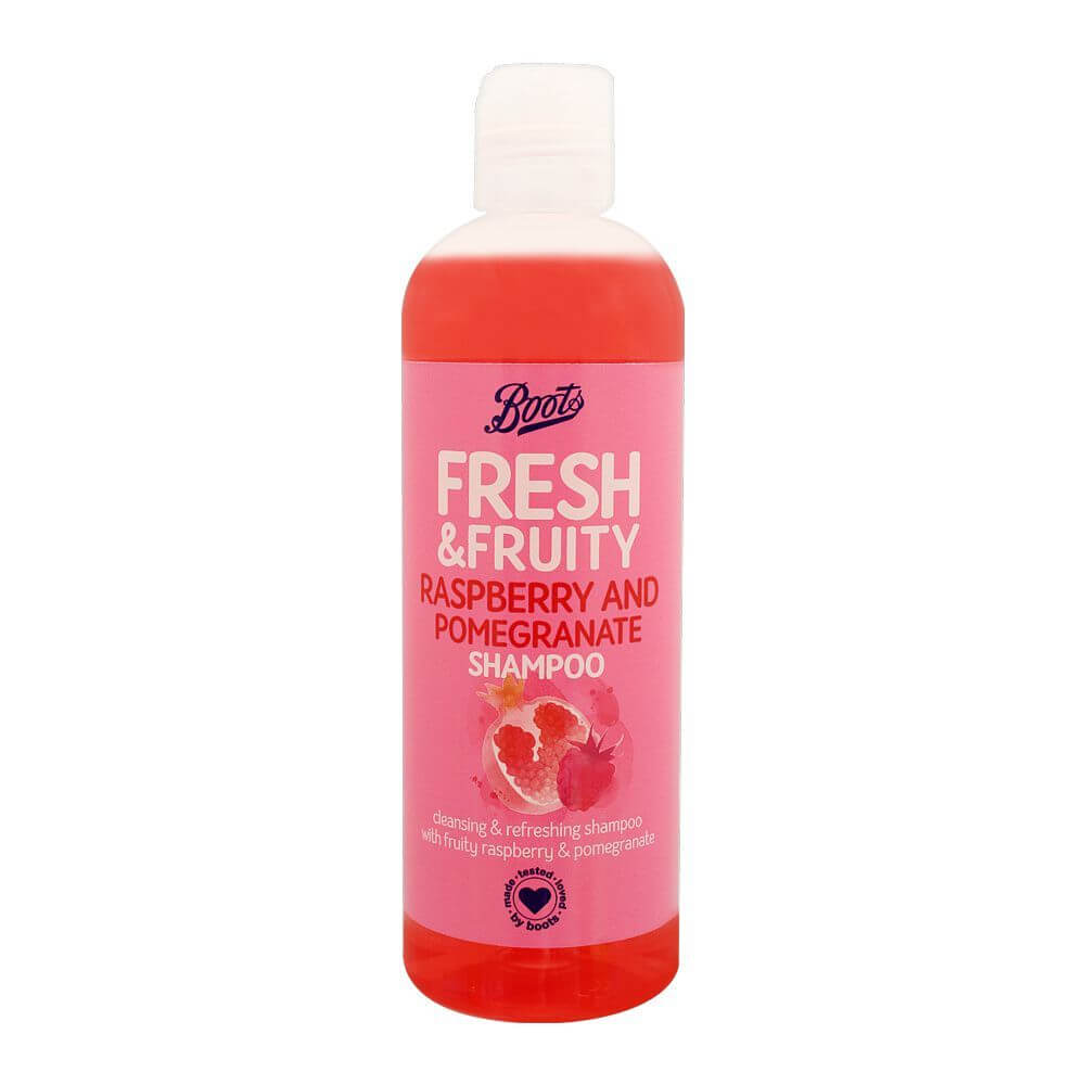 Boots Fresh & Fruity Raspberry And Pomegranate Shampoo 500ml