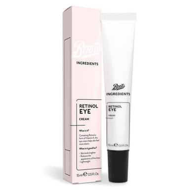 Boots Ingredients Retinol Eye Cream 15ml