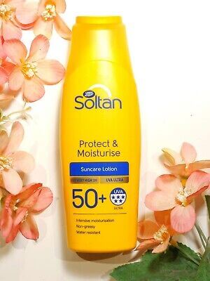 Boots Soltan Protect & Moisturize Lotion SPF50+ 200ml