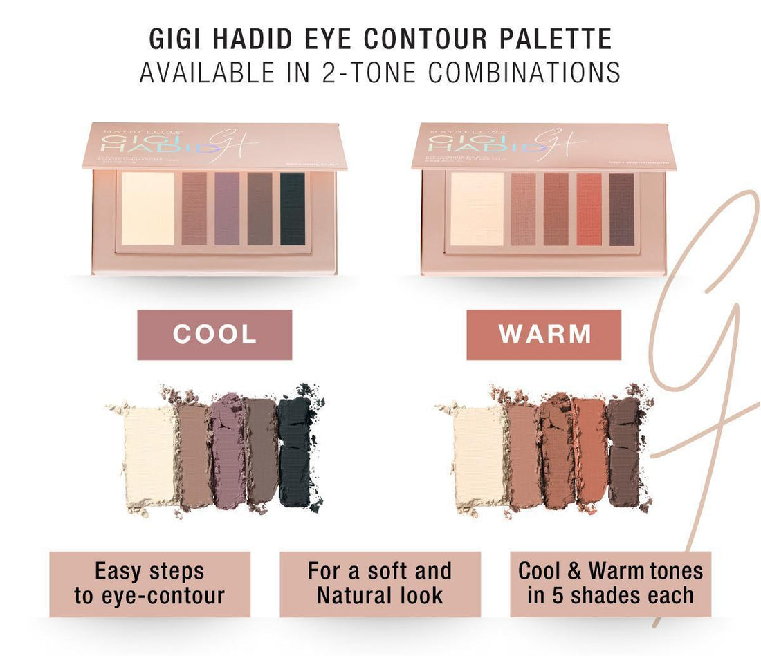 Maybelline Gigi Hadidi Eye Palette GG01 Warm