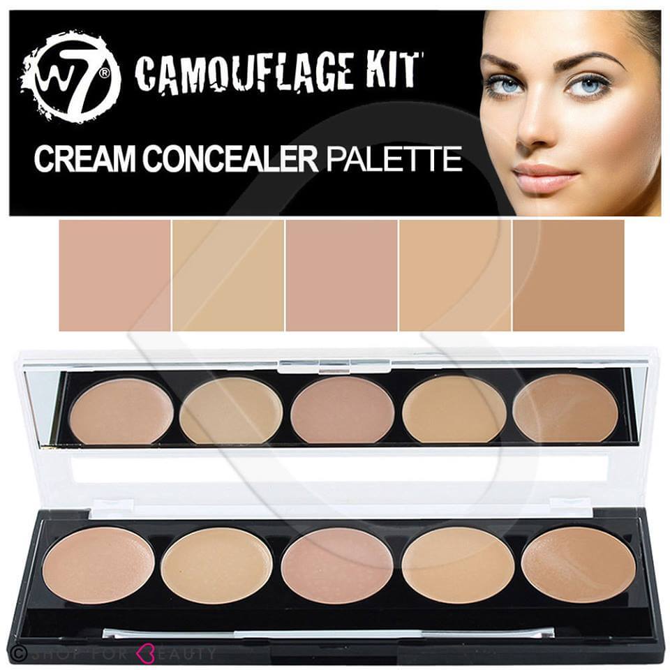 W7 Camouflage Kit Cream Concealer Palette