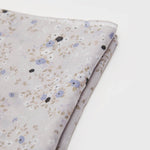 Floral Print Scarf -  Grey