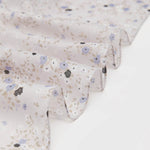 Floral Print Scarf -  Grey