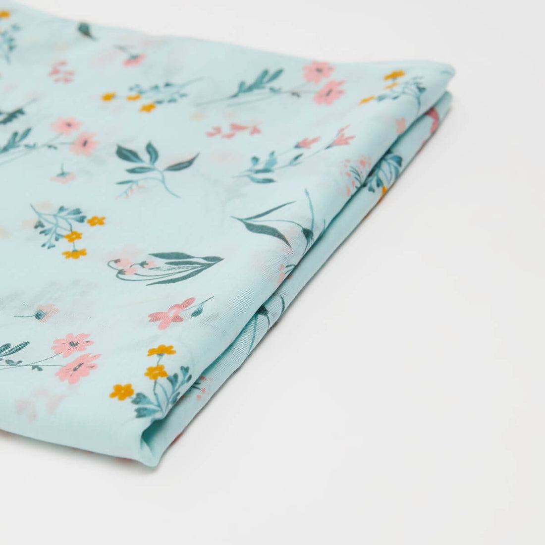 Floral Print Scarf - Green