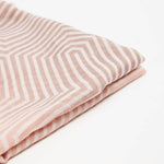 Striped Rectangle Scarf with Fringes - Multicolor