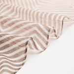 Striped Rectangle Scarf with Fringes - Multicolor