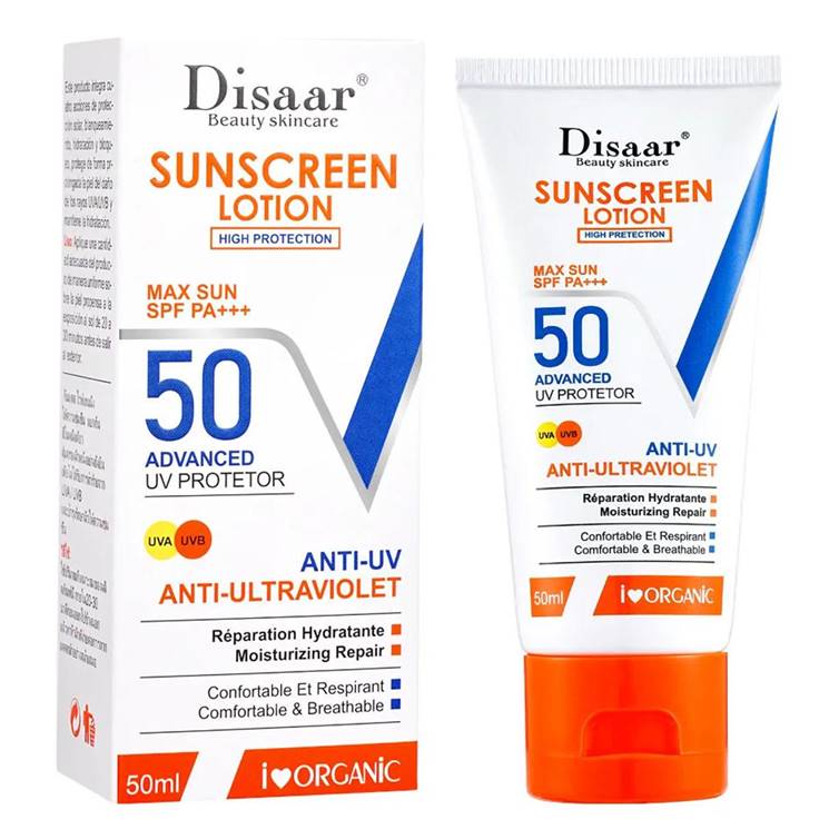 Disaar Sunscreen Lotion Spf 50 Advance Uv Protection 50ml