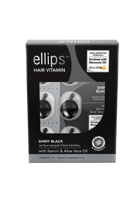 ELLIPS Hair Vitamin Treatment Serum For Black Shine Hairs 12  Capsules