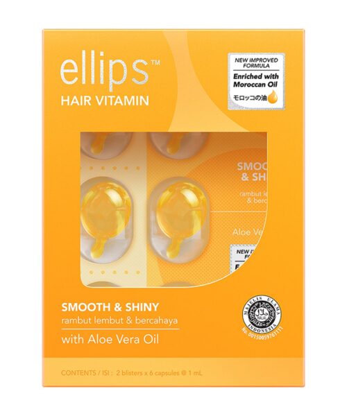 ELLIPS Hair Vitamin Treatment Serum For Smooth & Shiny Hairs 12 Capsule