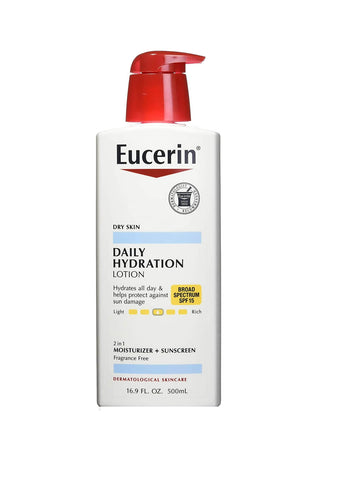 Eucerin Lotion Daily Hydration Dry Skin SPF 15 500ml