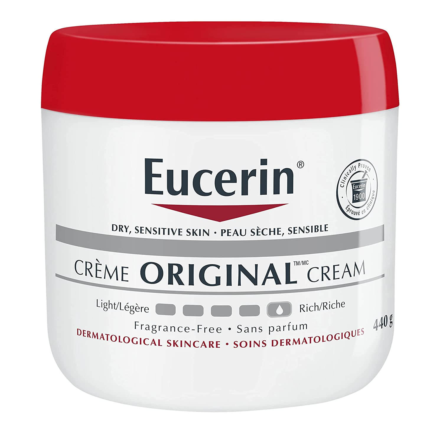 Eucerin Original Healing Cream Fragrance Free 440g