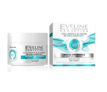 Eveline Collagen & Elastin 3D Anti-Wrinkle Day & Night Cream 50Ml