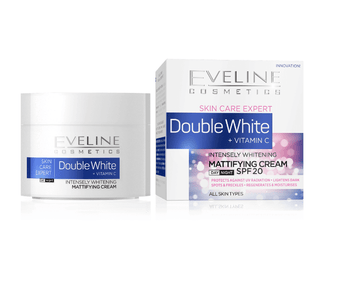 Eveline Double Whitening Mattifying Cream 50ml