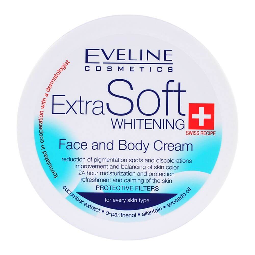 Eveline Extra Soft Whitening Face & Body Cream 200ml