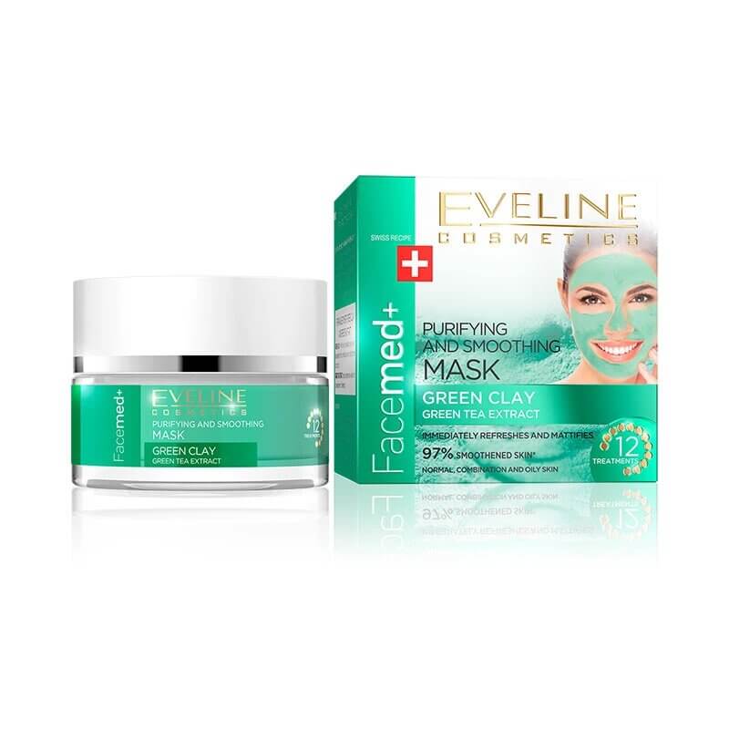 Eveline Facemed+ Green Clay Mask 50ml