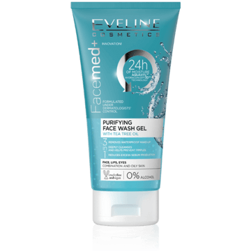 Eveline Facemed+ Purifying Face Wash Gel With Tea Tree Oil