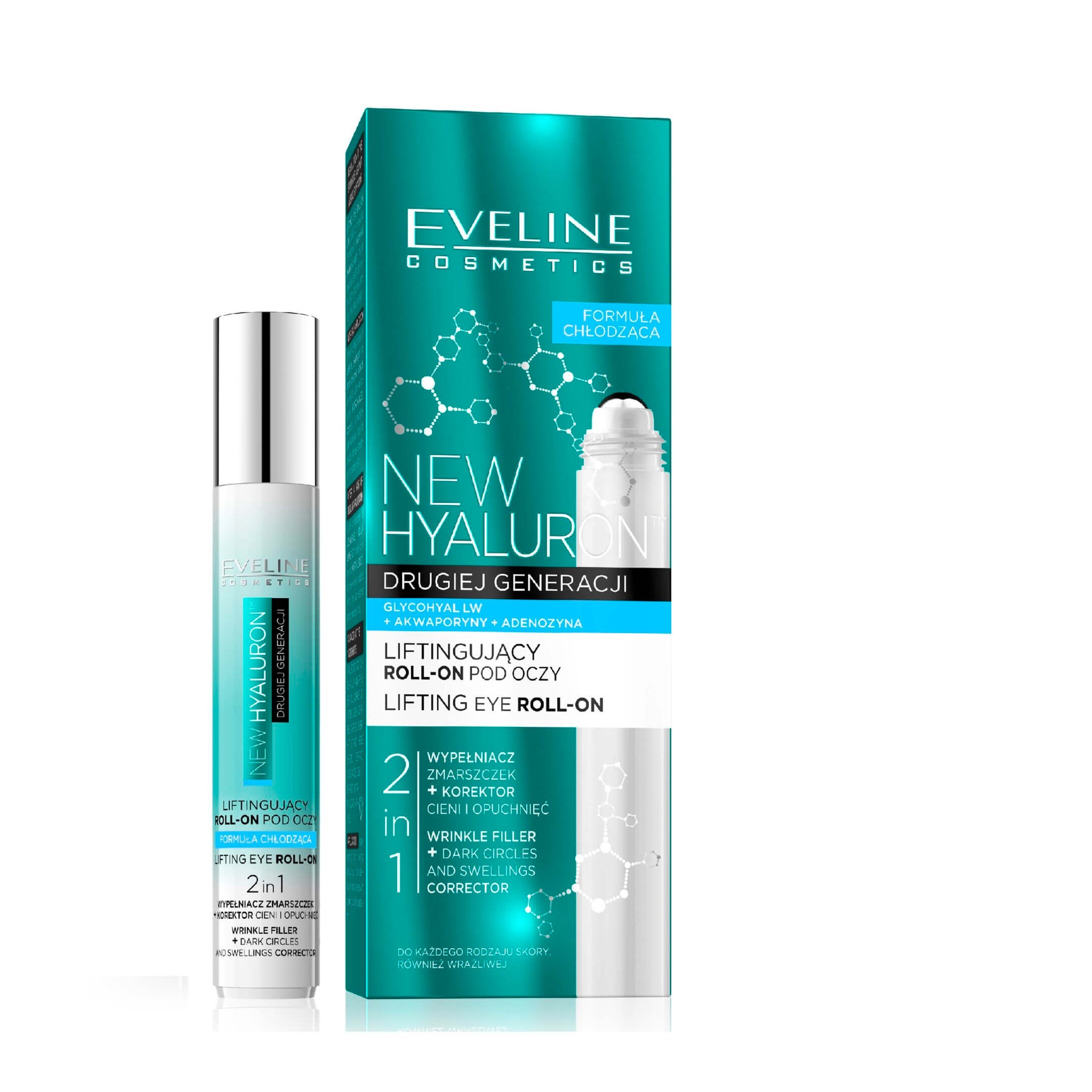 Eveline New Hyaluron eye Roll On 15ml