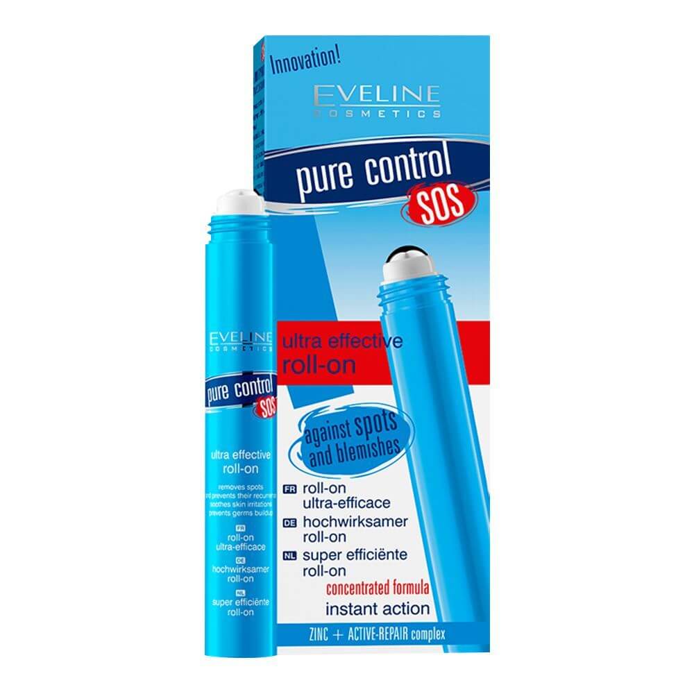 Eveline Pure Control Ultra-Effective Roll-On Spots & Blemishes 15ml
