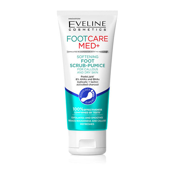 Eveline Foot Care Med+ Softning Foot Scrub For Callous & Dry Skin