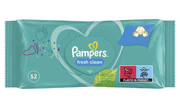 Pampers Fresh Clean Wet Wipes For Children 52 Pieces