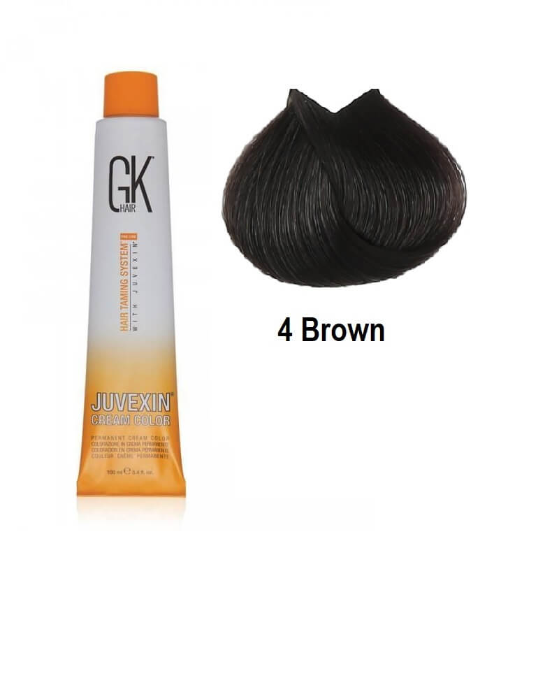 GK Hair Color 4 Brown 100 ml