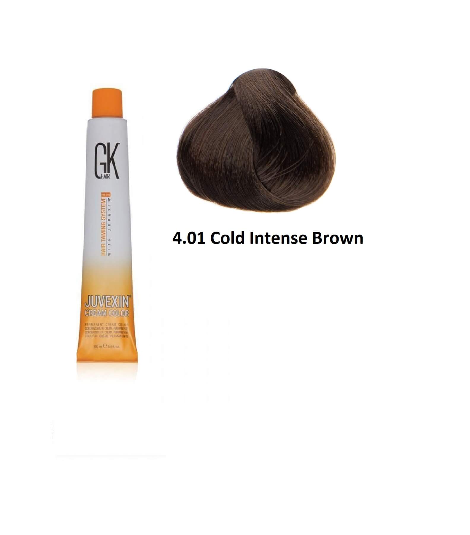 GK Hair Color 4.01 Cold Intense Brown 100 ml