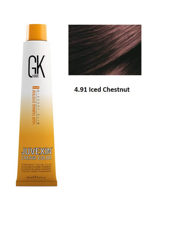 GK Hair Color 4.91 Iced Chestnut 100 ml