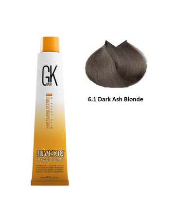 GK Hair Color 6.1 Dark Ash Blonde 100 ml