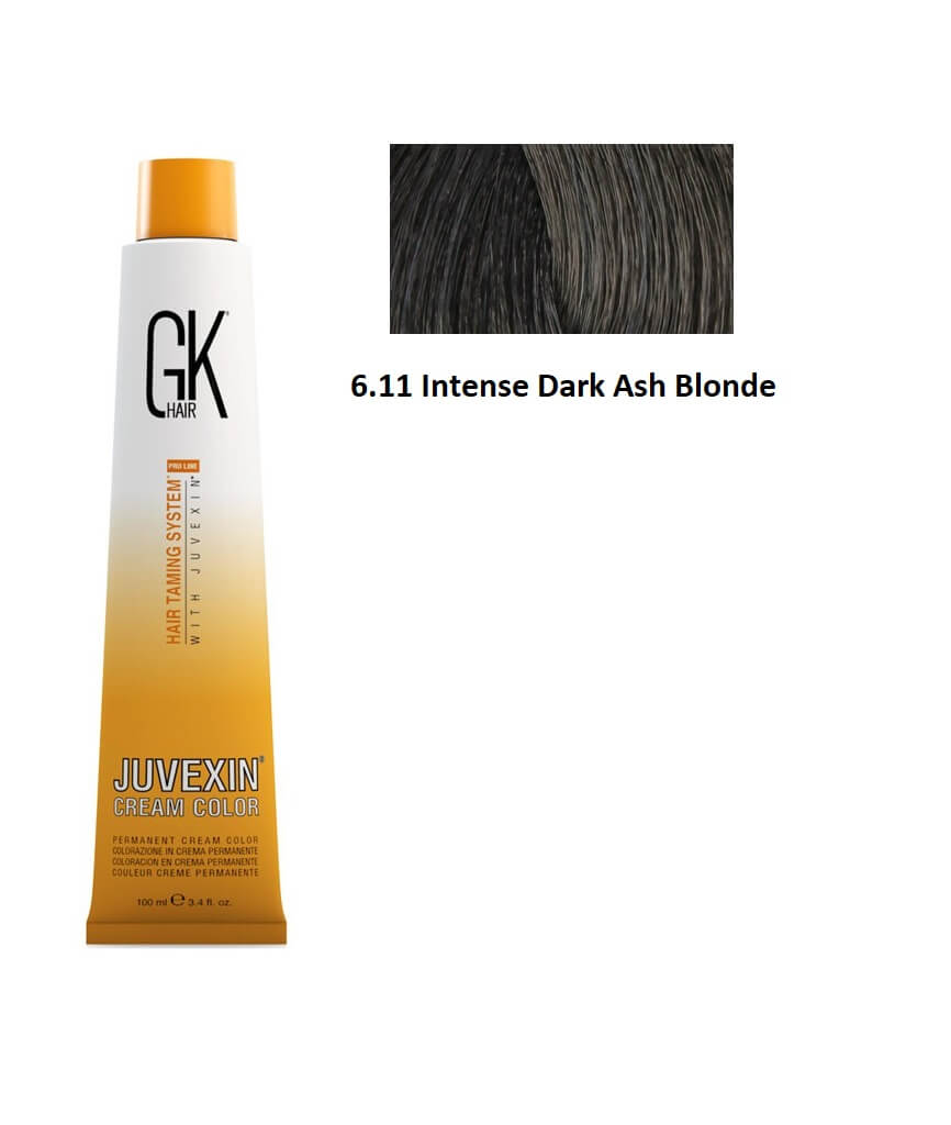 GK Hair Color 6.11 Intense Dark Ash Blonde 100 ml