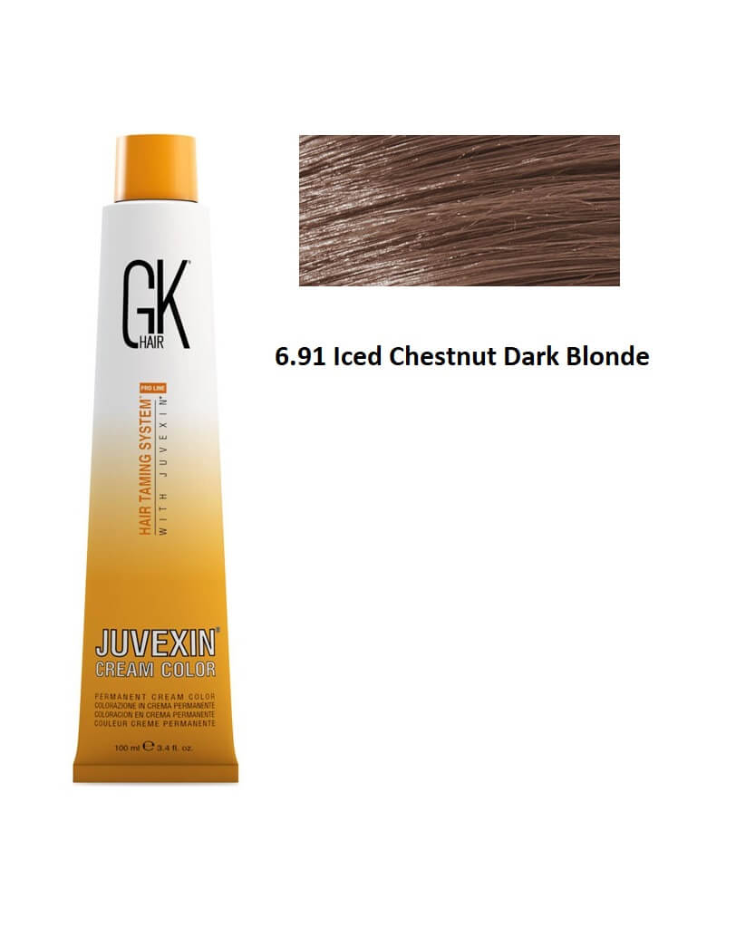 GK Hair Color 6.91 Iced Chestnut Dark Blonde 100 ml
