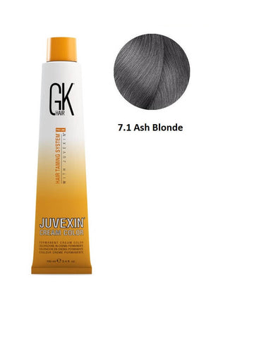 GK Hair Color 7.1 Ash Blonde 100 ml