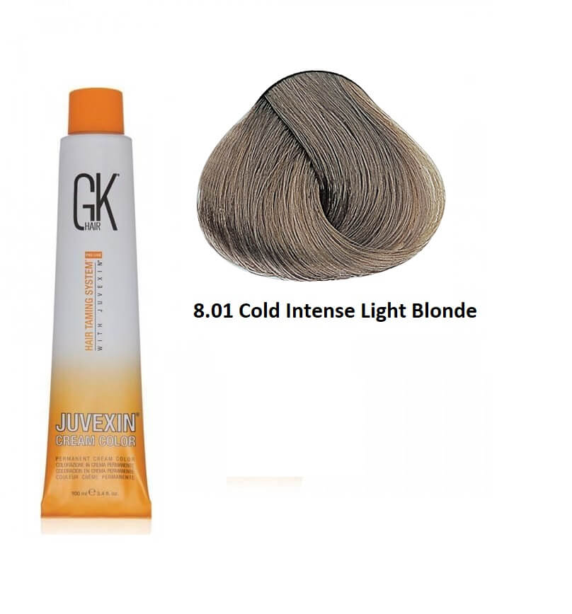 GK Hair Color 8.01 Cold Intense Light Blonde 100 ml