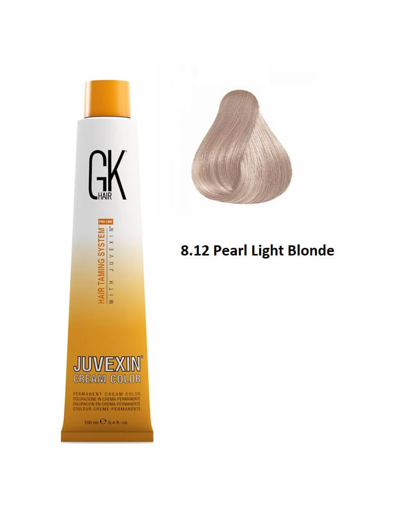GK Hair Color 8.12 Pearl Light Blonde 100 ml