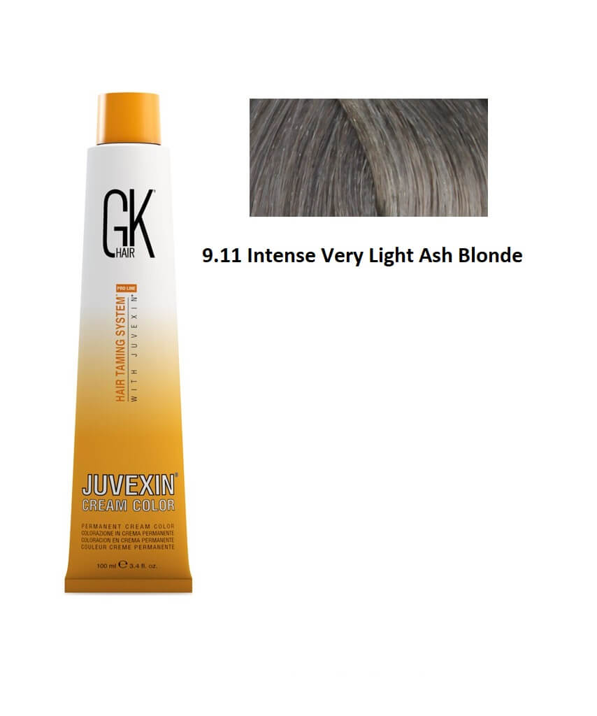 GK Hair Color 9.11 Intense Very Light Ash Blonde 100 ml