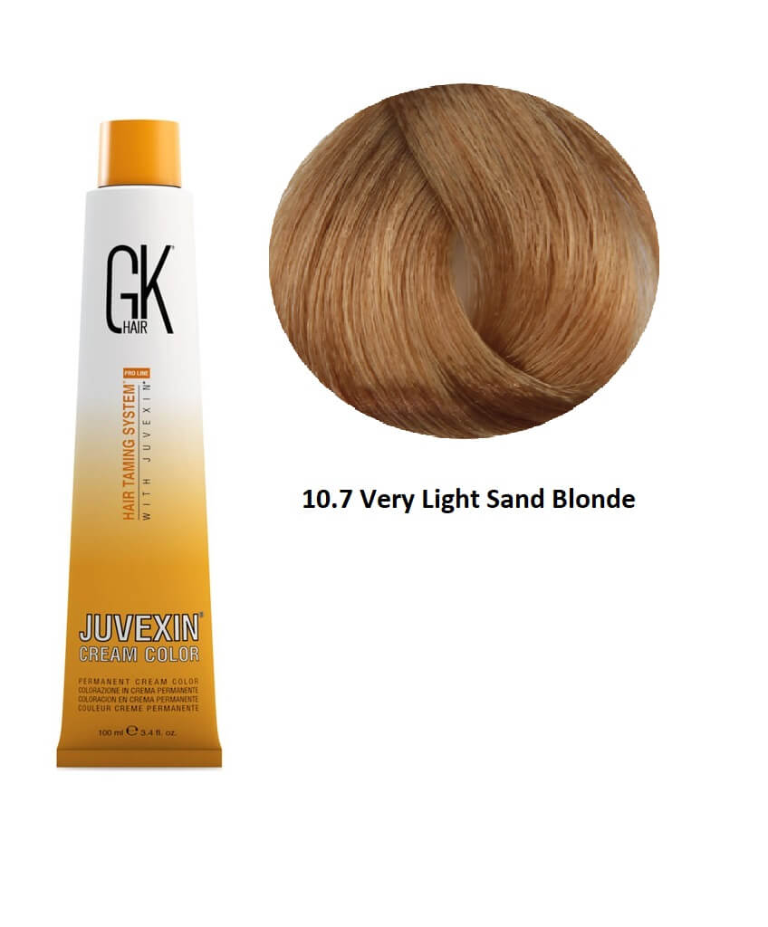 GK Hair Color 10.7 Very Light Sand Blonde 100 ml