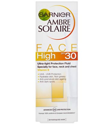 Garnier Ambre Solaire Face Protection Cream Spf 30 50Ml