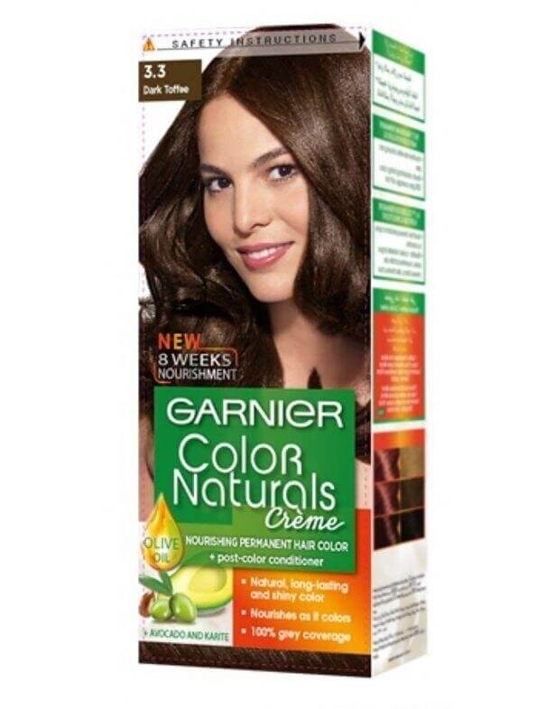 Garnier Color Naturals 3.3 Toffee Brown Black