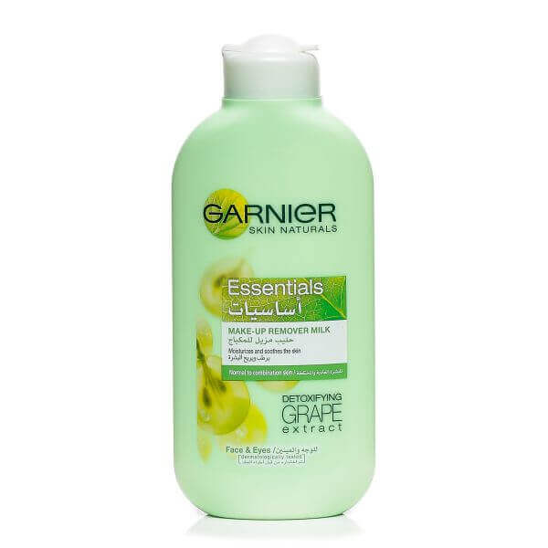 Garnier Essentials Makeup Remover Milk Detoxifying Grape Extract 200Ml
