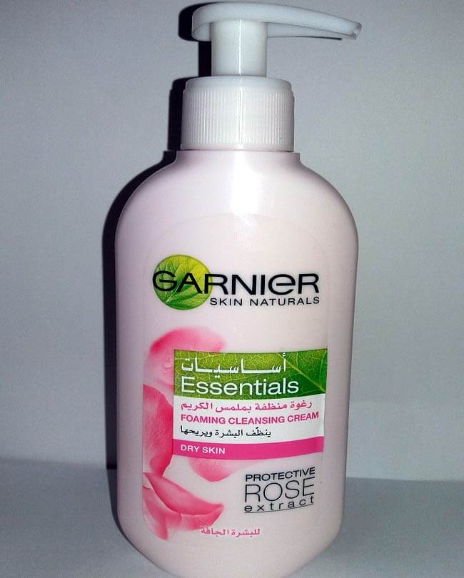 Garnier Foaming Cleansing Cream Protective Rose Extract 200Ml